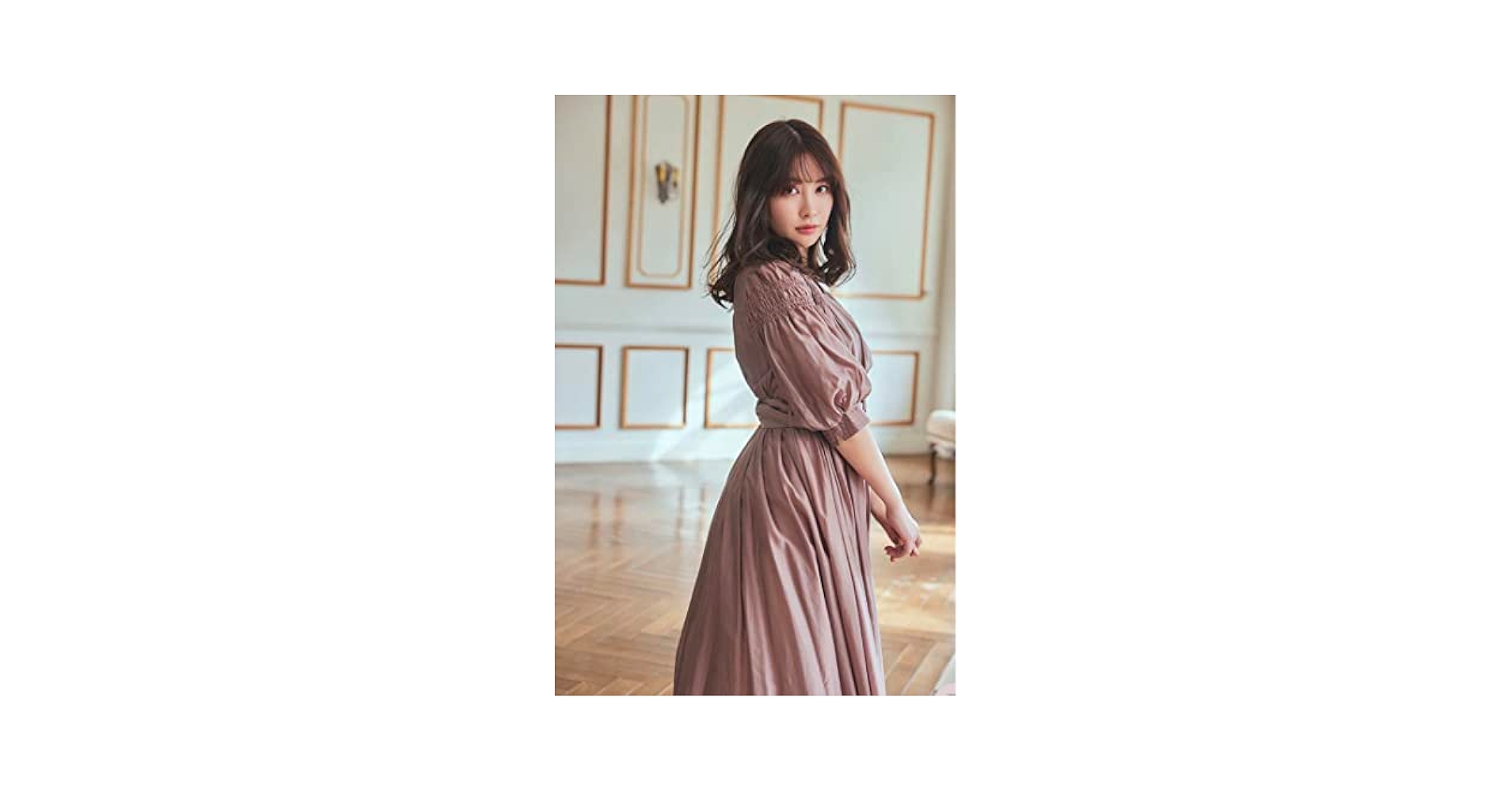 【Her lip to】Airy Volume Sleeve Dress Her lip to】Airy Volume Sleeve Dressの紹介&着用レポート